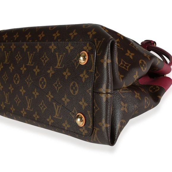 Louis Vuitton Aurore Calf Leather & Monogram Canvas Olympe Shoulder Bag - Picture 5 of 7